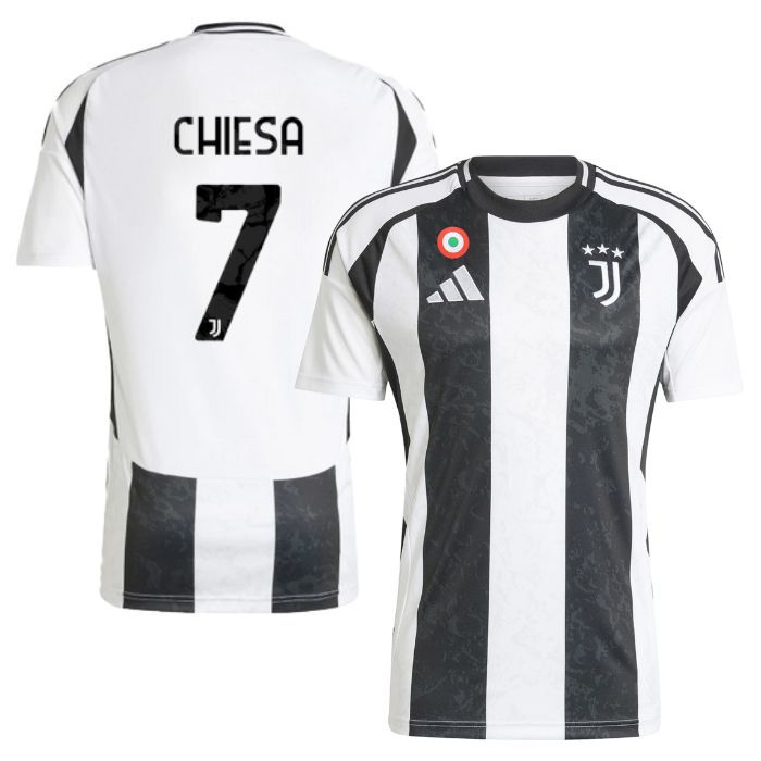 Juventus Home Jersey 2024 2025 Chiesa