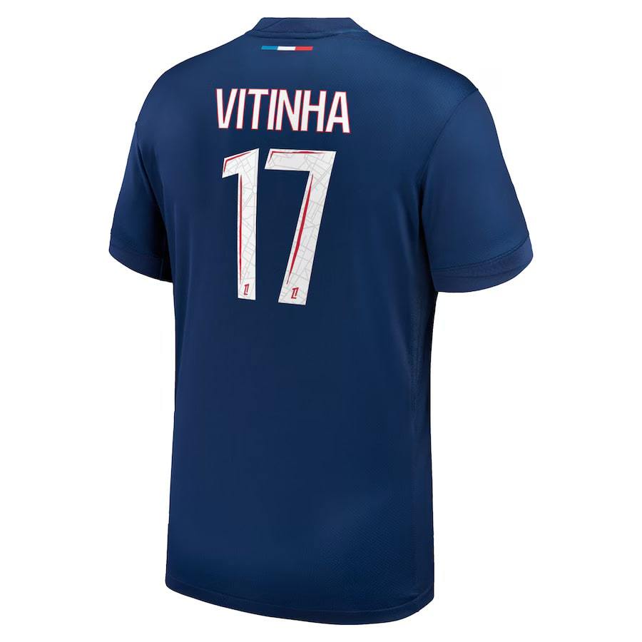 PSG Home Jersey 2024 2025 Vitinha 1 Star