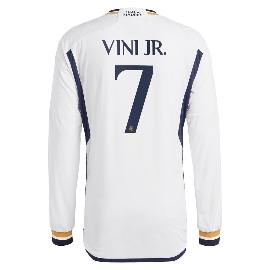 REAL MADRID HOME JERSEY 2023 2024 LONG SLEEVE VINI JR.
