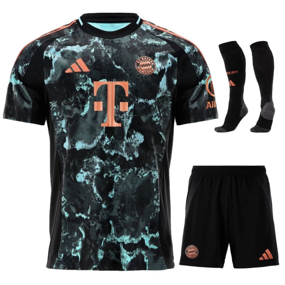 Bayern Munich Away Kids Kit Jersey 2024 2025