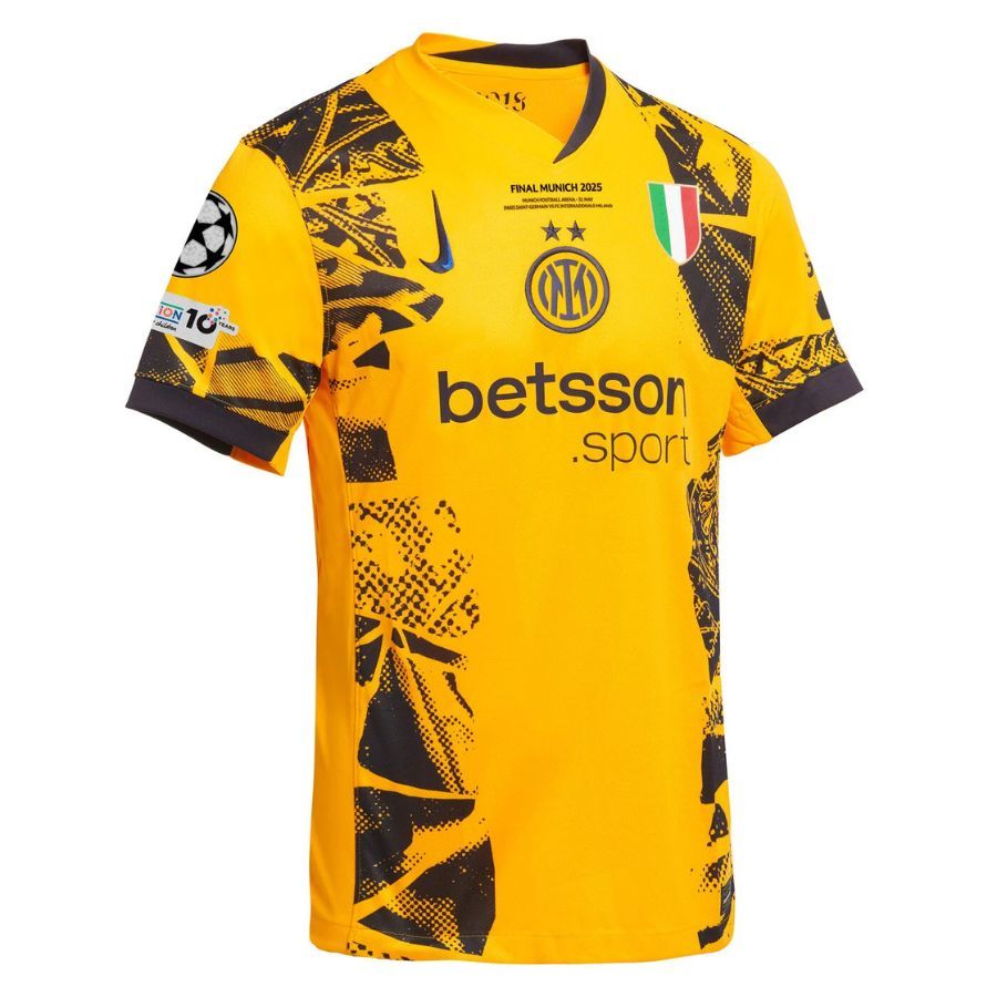 Inter Milan Third UCL Munich 2025 Final Kids Jersey