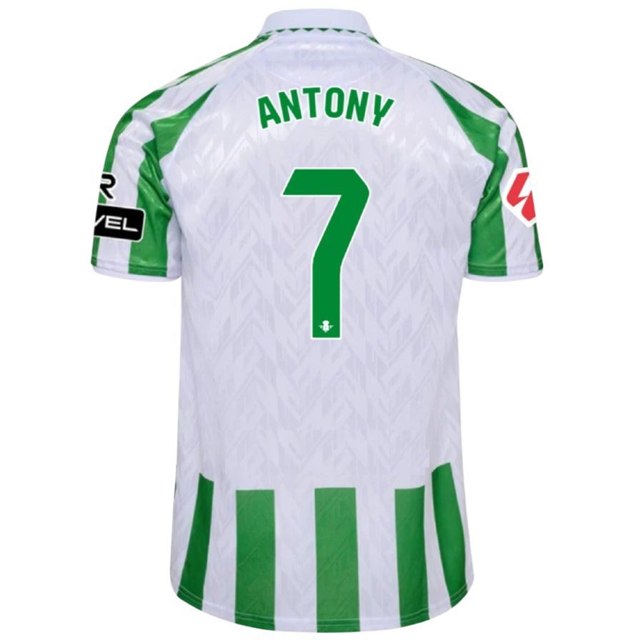 Betis Sevilla Home 2024 2025 Antony Kids Shirt