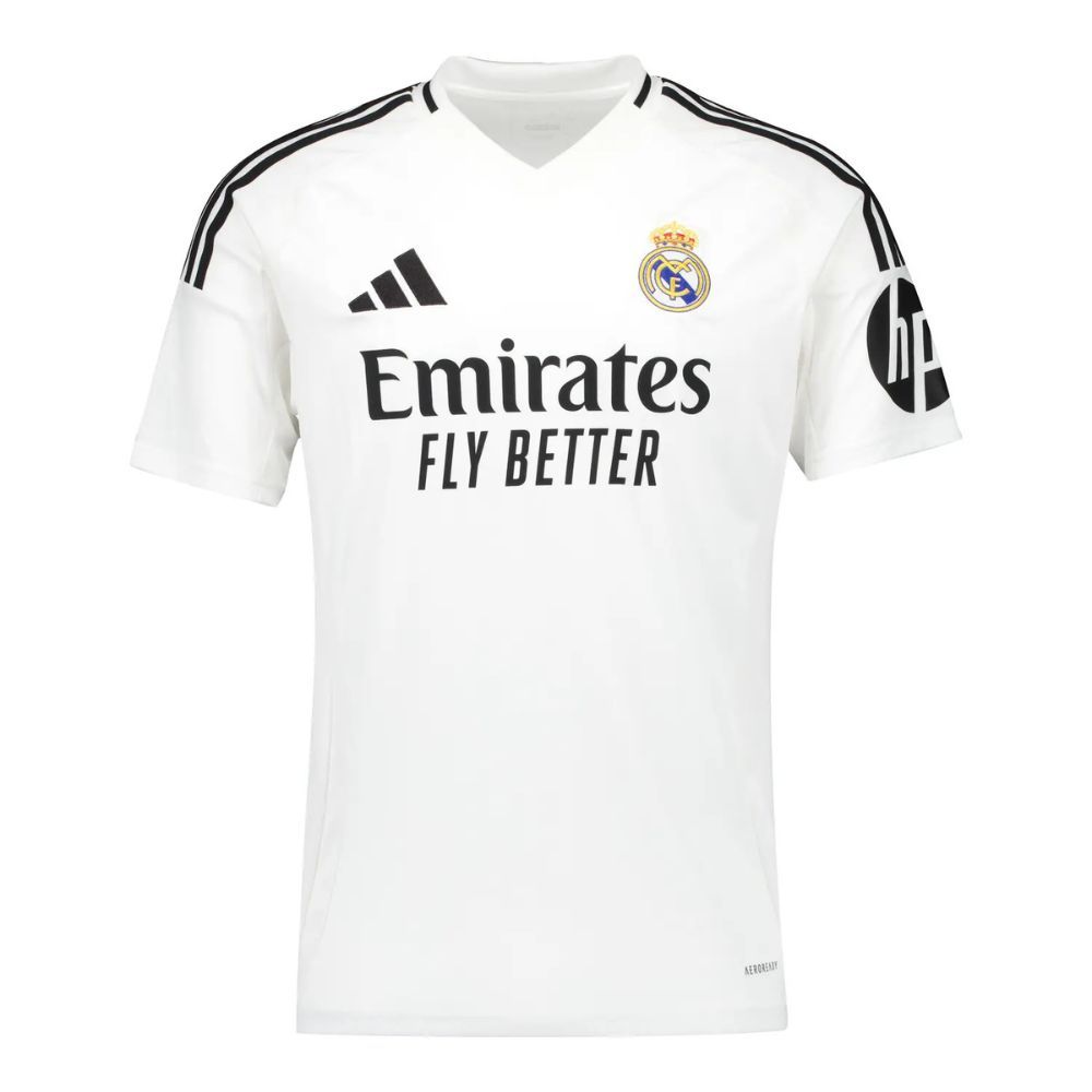 Real Madrid Home 2024 2025 Mbappé Kids Kit Jersey