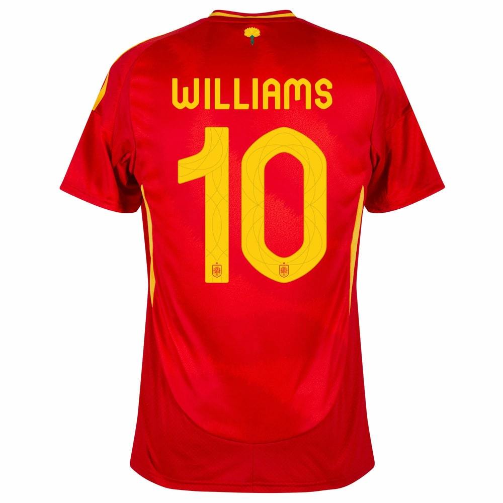 Spain Home Jersey 2024 2025 Williams
