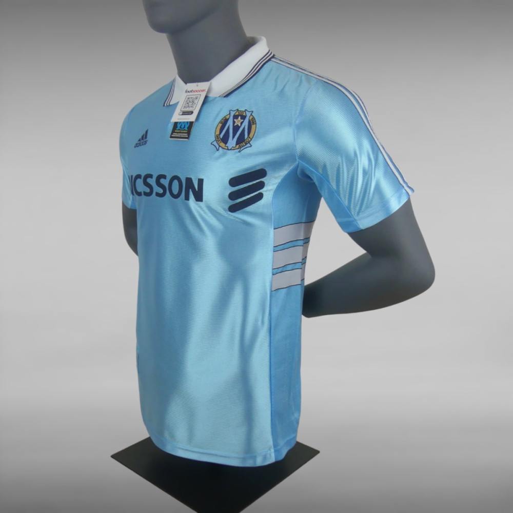 Maillot Retro Vintage OM Marseille Bleu1998-1999