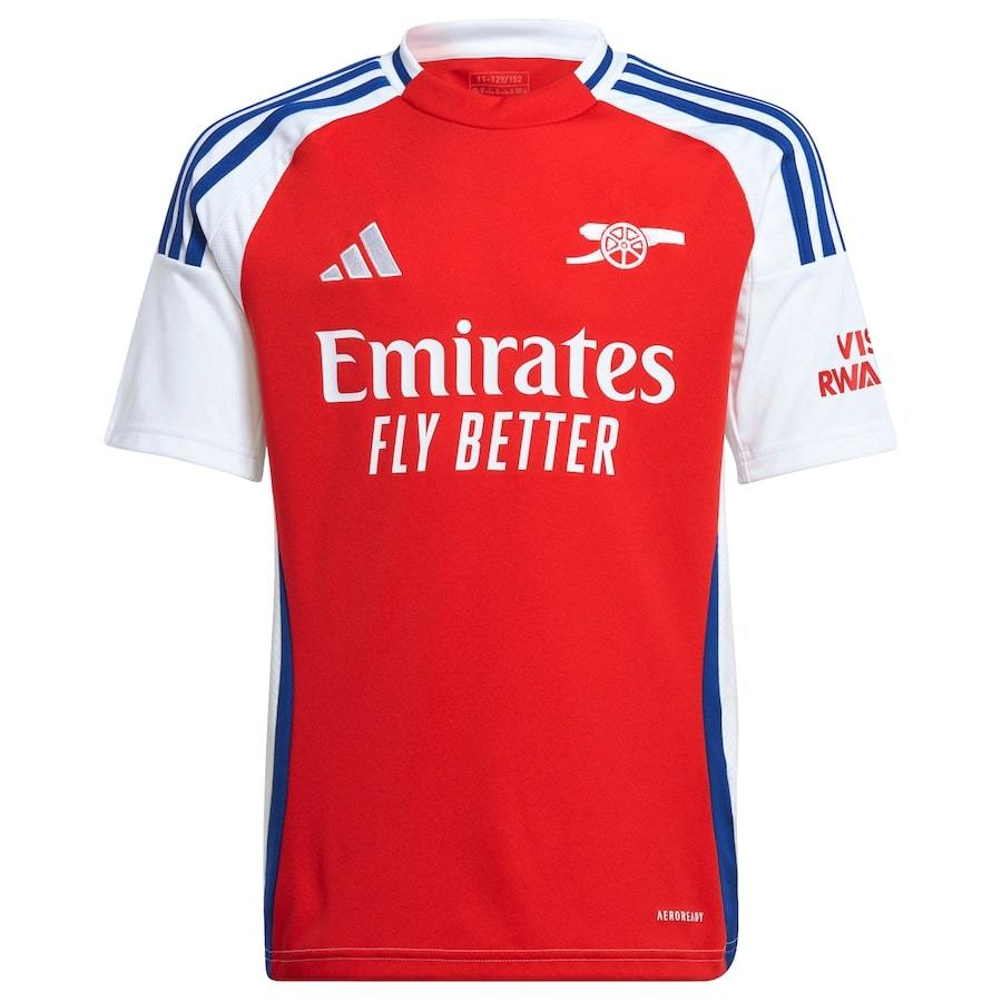 Arsenal 2024 2025 Home Kids Kit Shirt