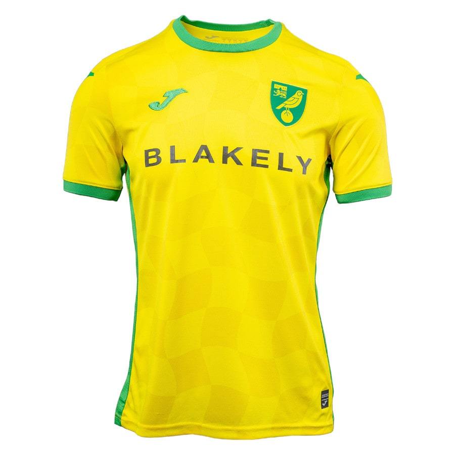 Norwich City Home 2024 2025 Kids Kit Shirt