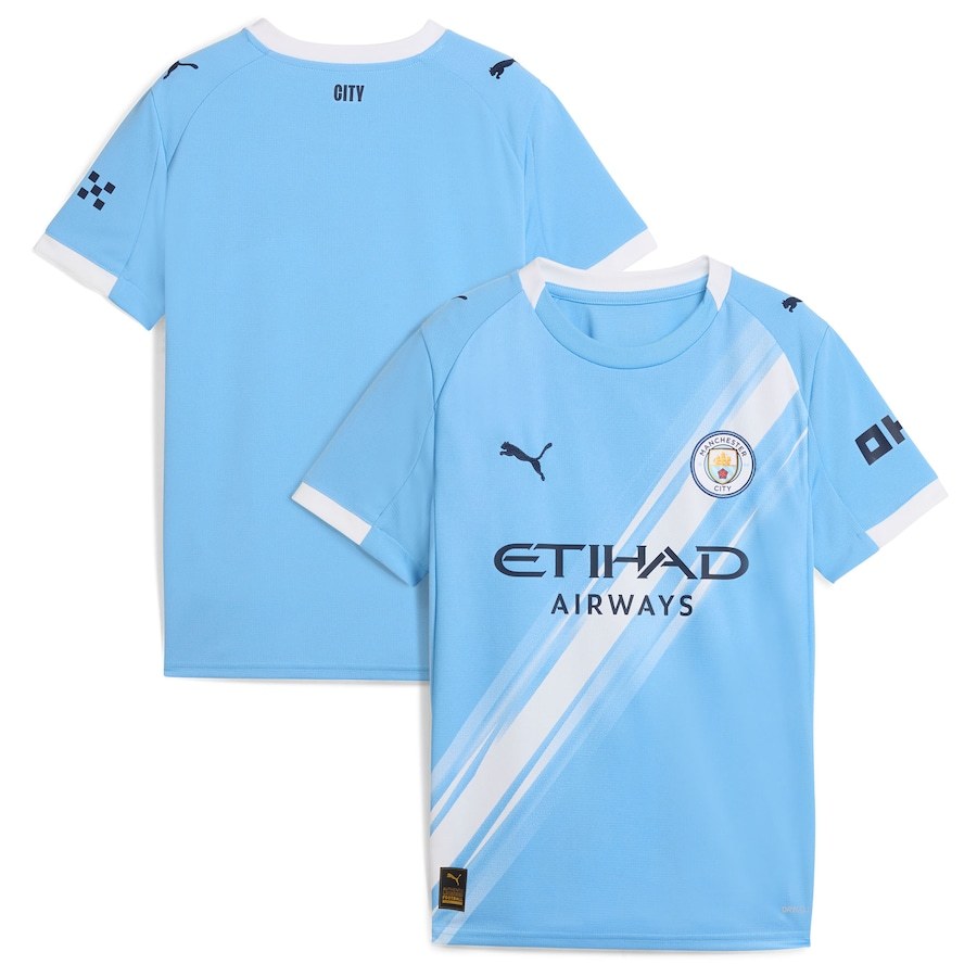 Manchester City Home Kids Shirt 2025 2026