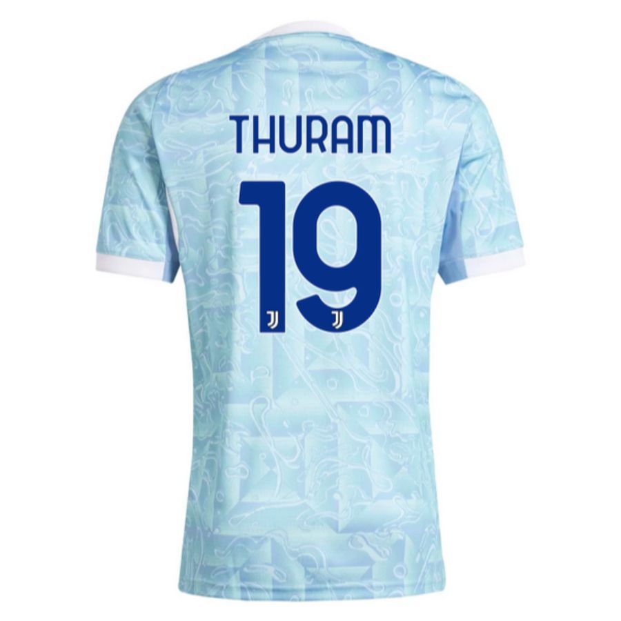 Juventus Away Kids Kit Jersey 2025 2026 Thuram