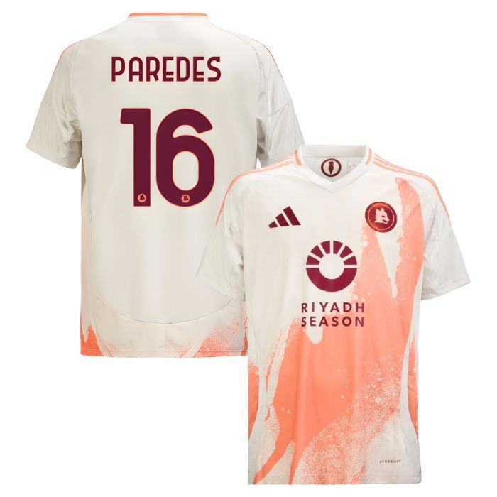 AS Roma Away Jersey 2024 2025 Paredes