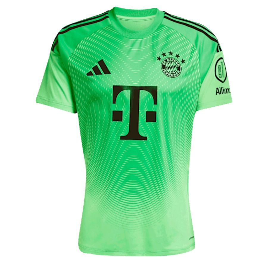 Bayern Munich 2025 2026 Goalkeeper Kids Kit Jersey