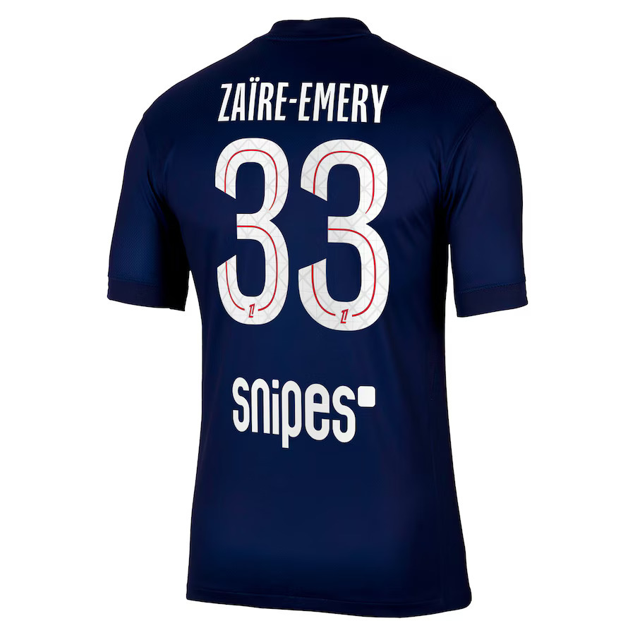 PSG Home Jersey 2025 2026 Zaire Emery