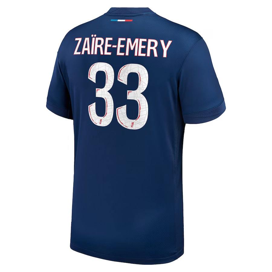 PSG Home Jersey 2024 2025 Zaire Emery 1 Star