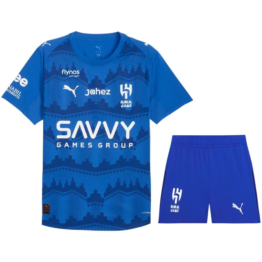 Al Hilal 2025 2026 Home Kids Kit Jersey