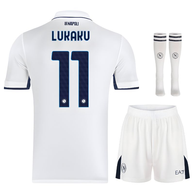Napoli Away Kids Kit Jersey 2024 2025 Lukaku