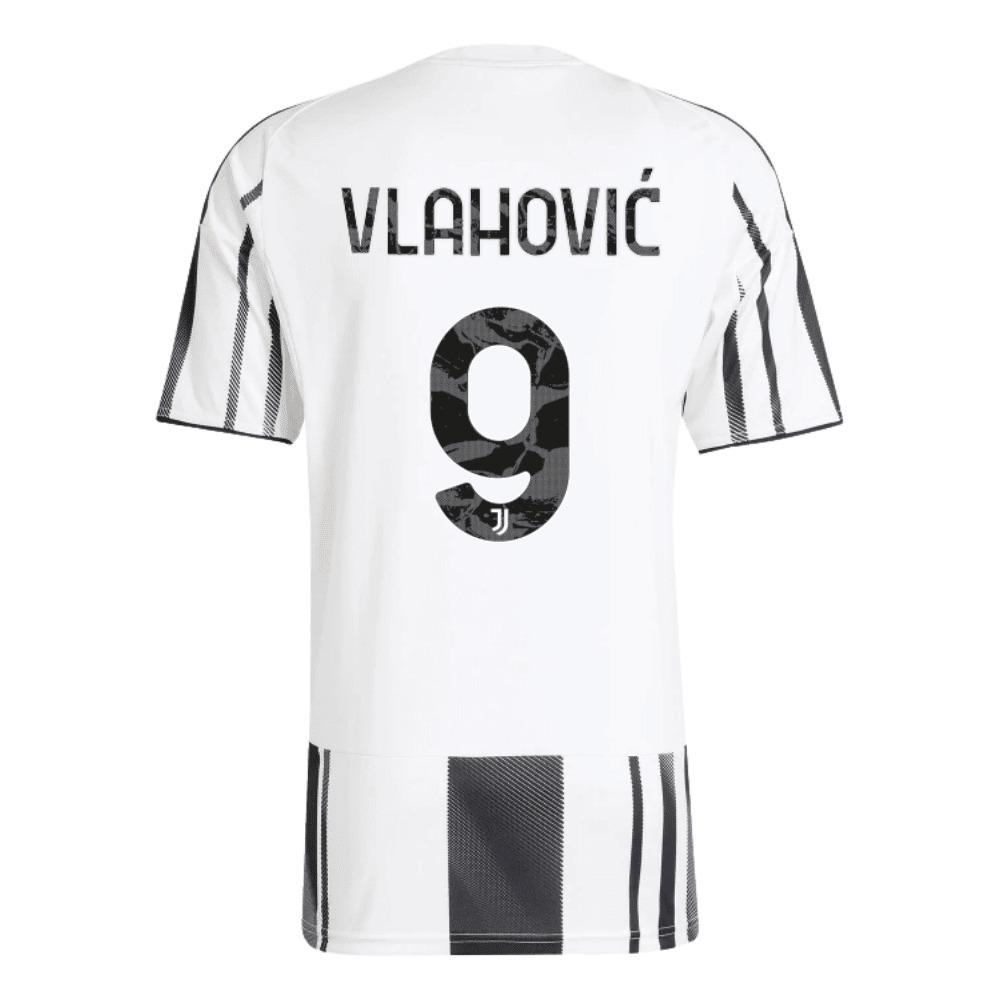 Juventus Home Jersey 2025 2026 Vlahovic