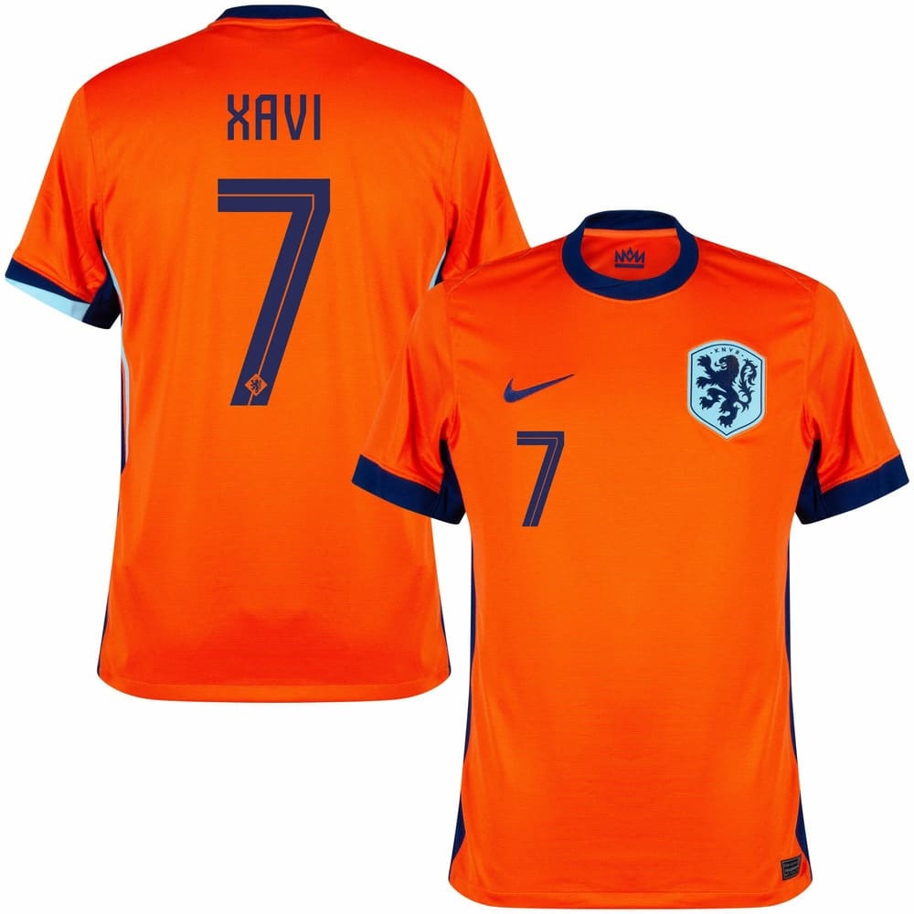 Netherlands Home Jersey 2024 2025 Xavi