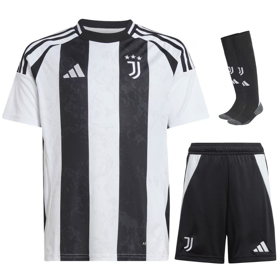 Juventus Home Kids Kit Jersey 2024 2025