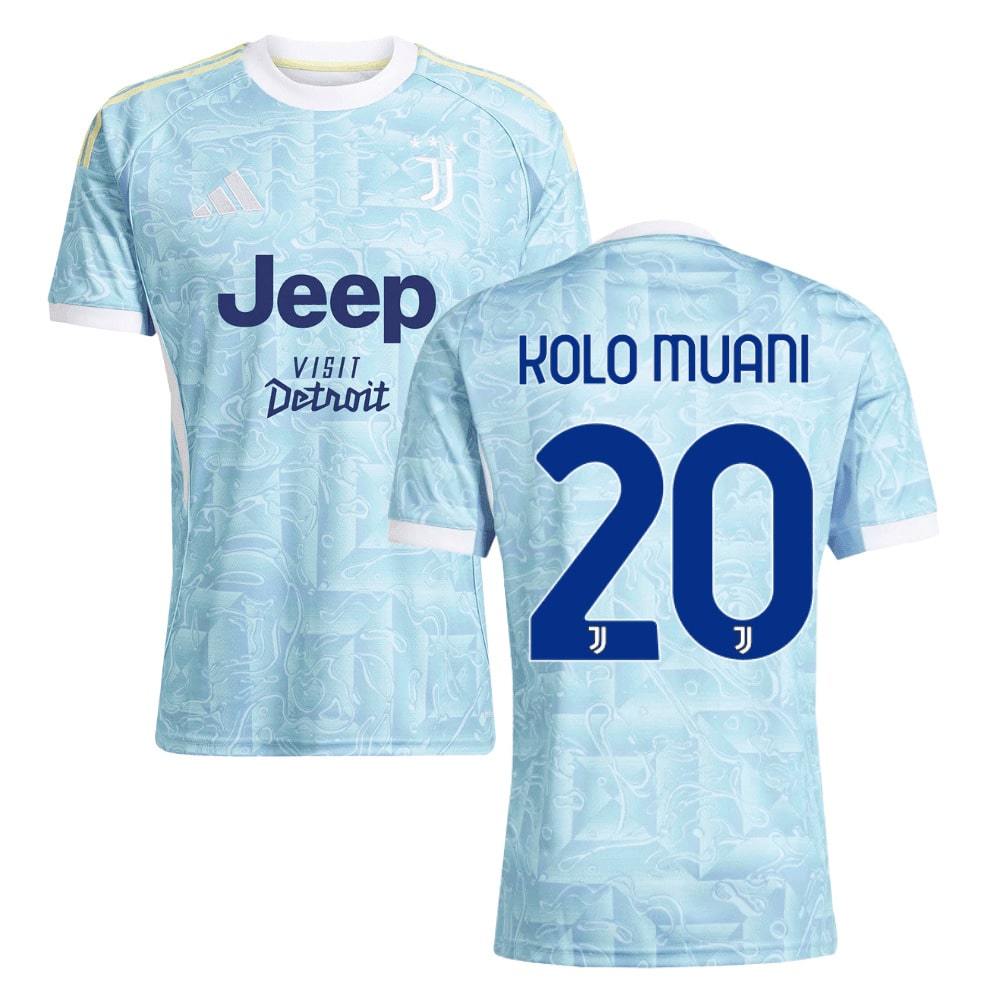 Juventus Away Jersey 2025 2026 Kolo Muani