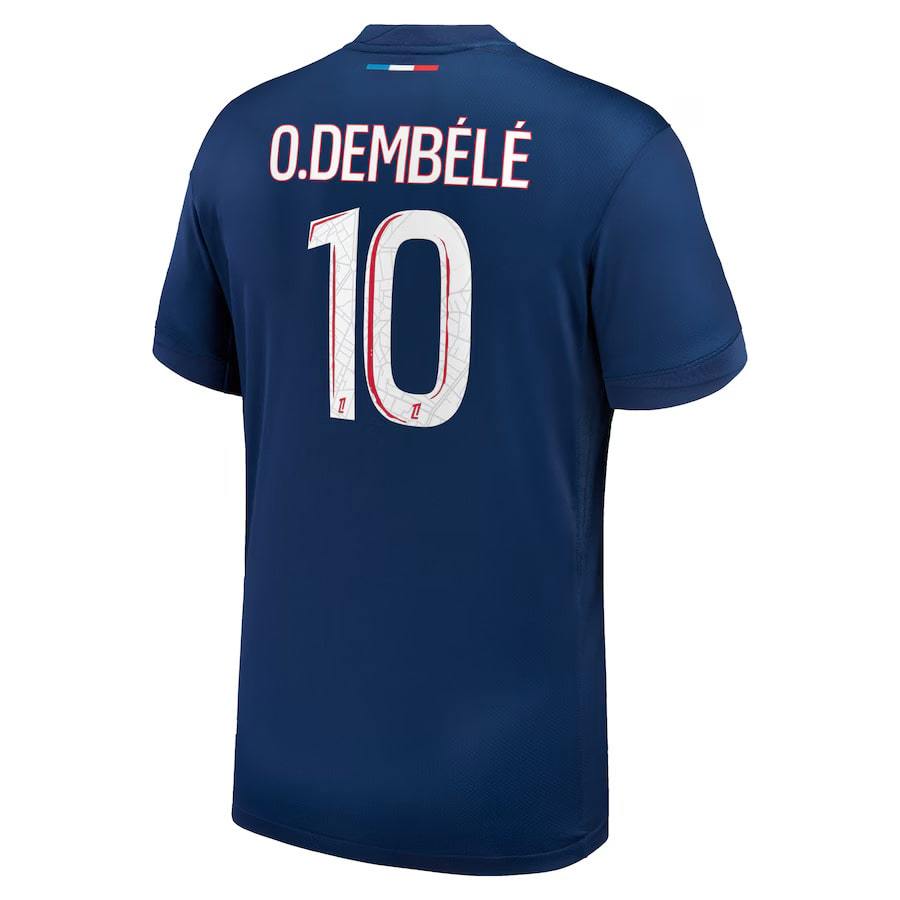 PSG Home 2024 2025 Dembélé 1 Star Kids Kit Jersey