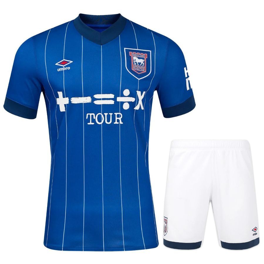 Ipswich Town FC Home 2024 2025 Kids Kit Shirt