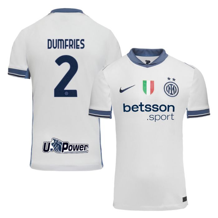 Inter Milan Away Jersey 2024 2025 Dumfries