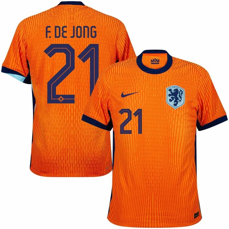 Netherlands Home Jersey 2024 2025 De Jong