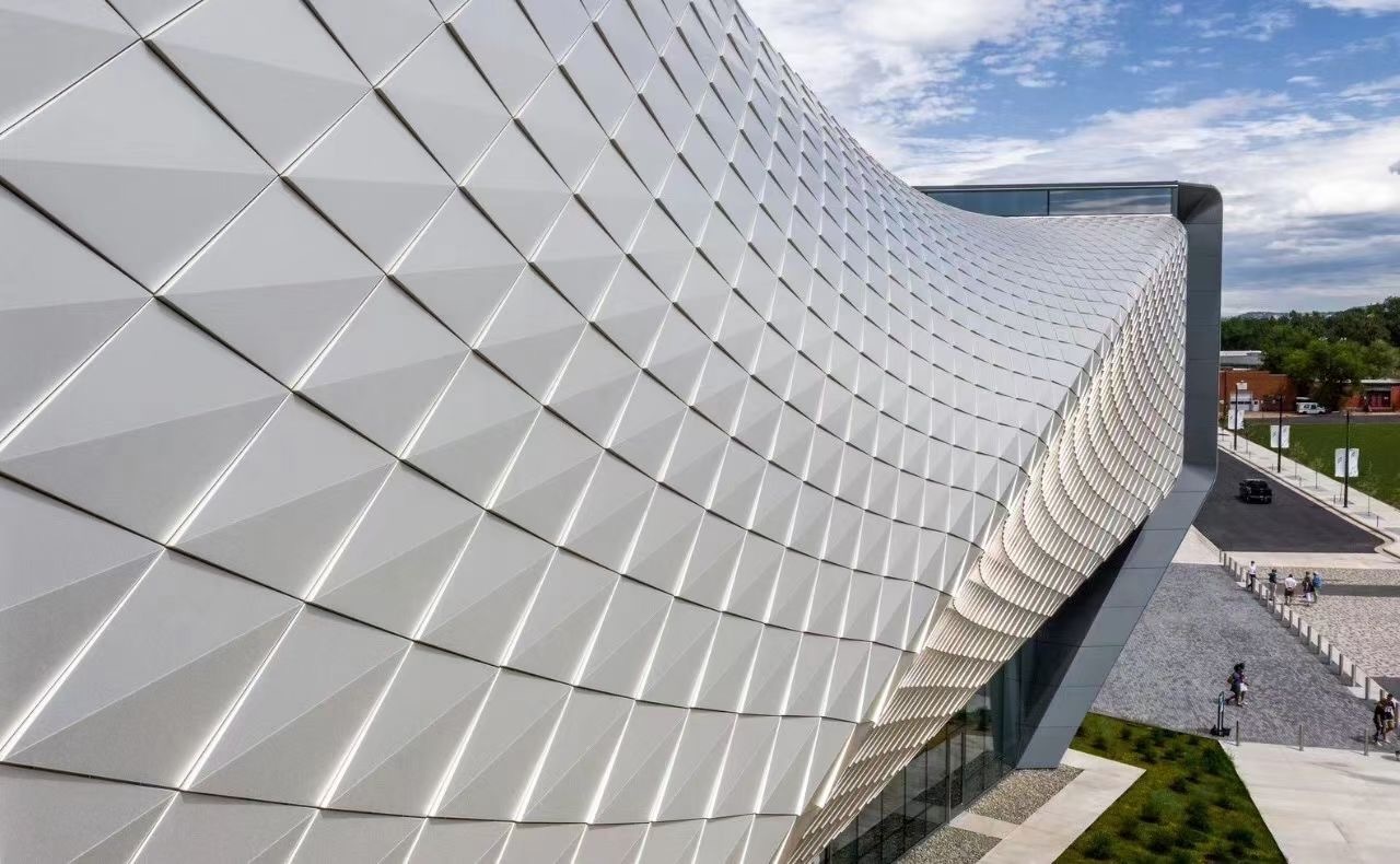PVDF-coated aluminum single panel