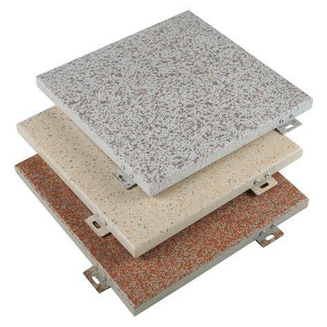 Stone-grain aluminum single panel