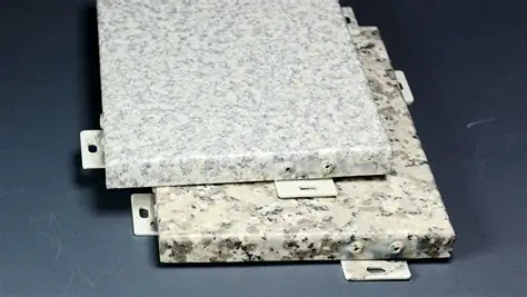 Stone-grain aluminum single panel