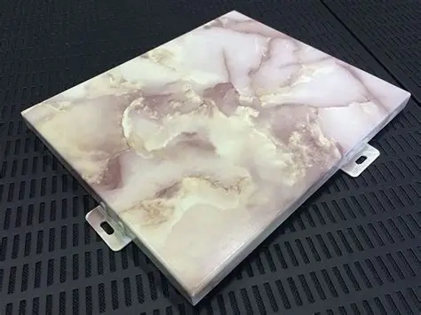Stone-grain aluminum single panel