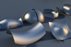 Hyperbolic aluminum single panel