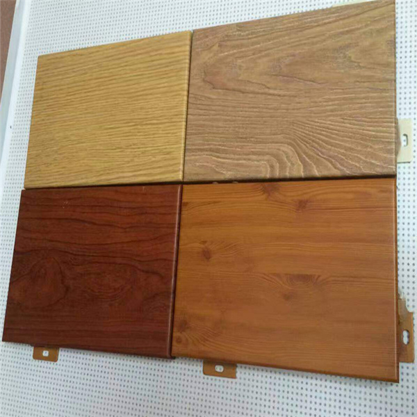 Wood-grain aluminum single panel