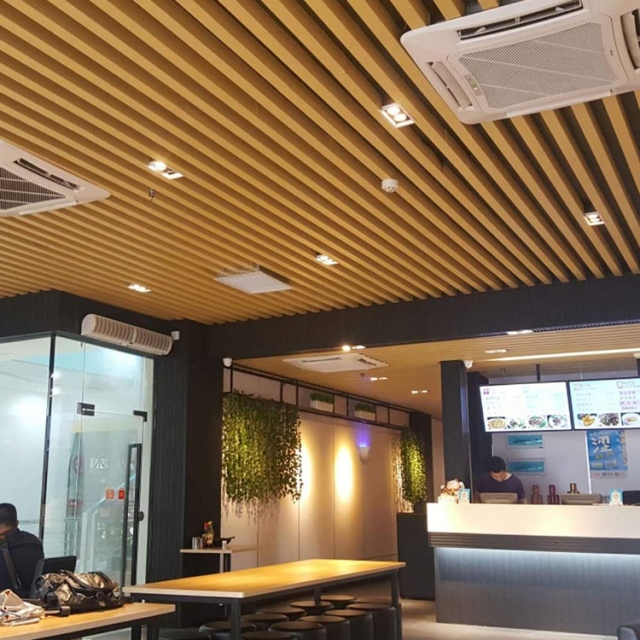 Aluminum U-Shape / Square Tube Ceiling