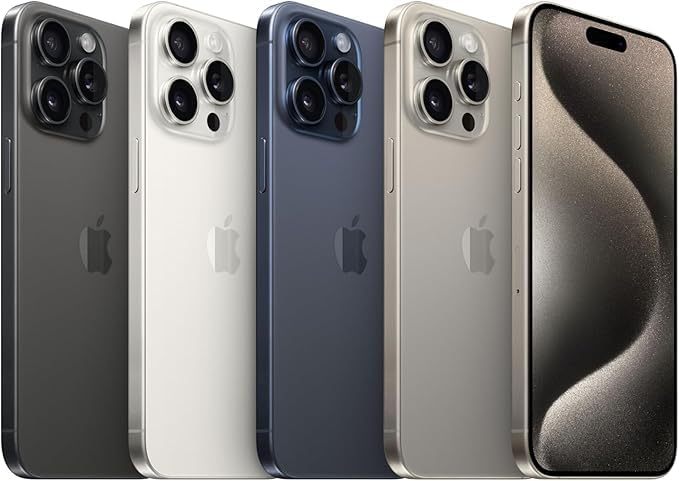 Apple iPhone 15 Pro Max, Natural Titanium  (Renewed Premium)