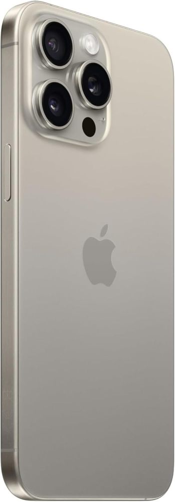 Apple iPhone 15 Pro Max, Natural Titanium  (Renewed Premium)