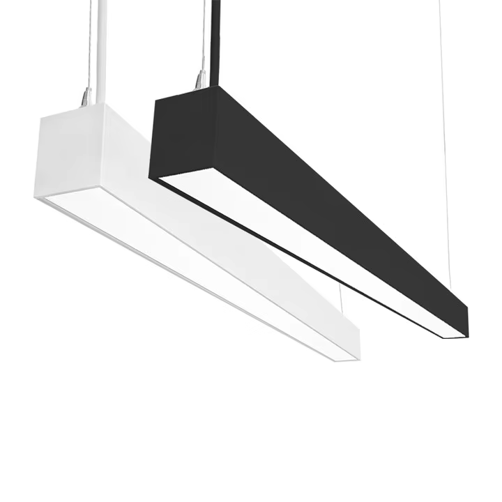 6pack Shop Lights 2FT 6500K Suspended Linear Linkable Dimmable Office Commercial Batten Fixture Pendant Tube Lamp