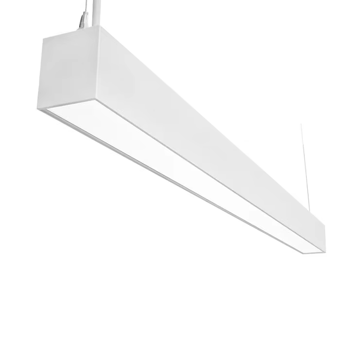 6pack Shop Lights 2FT 6500K Suspended Linear Linkable Dimmable Office Commercial Batten Fixture Pendant Tube Lamp
