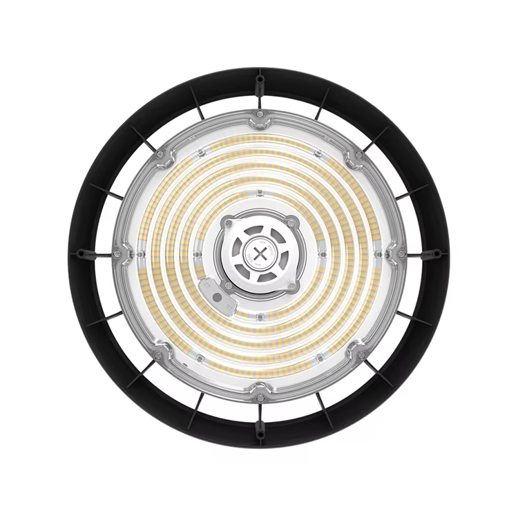 USA Stock Factory Customization 150W LED UFO High Bay Light CCT and Power Adjustable UFO High Bay Lights for Gymnasiums