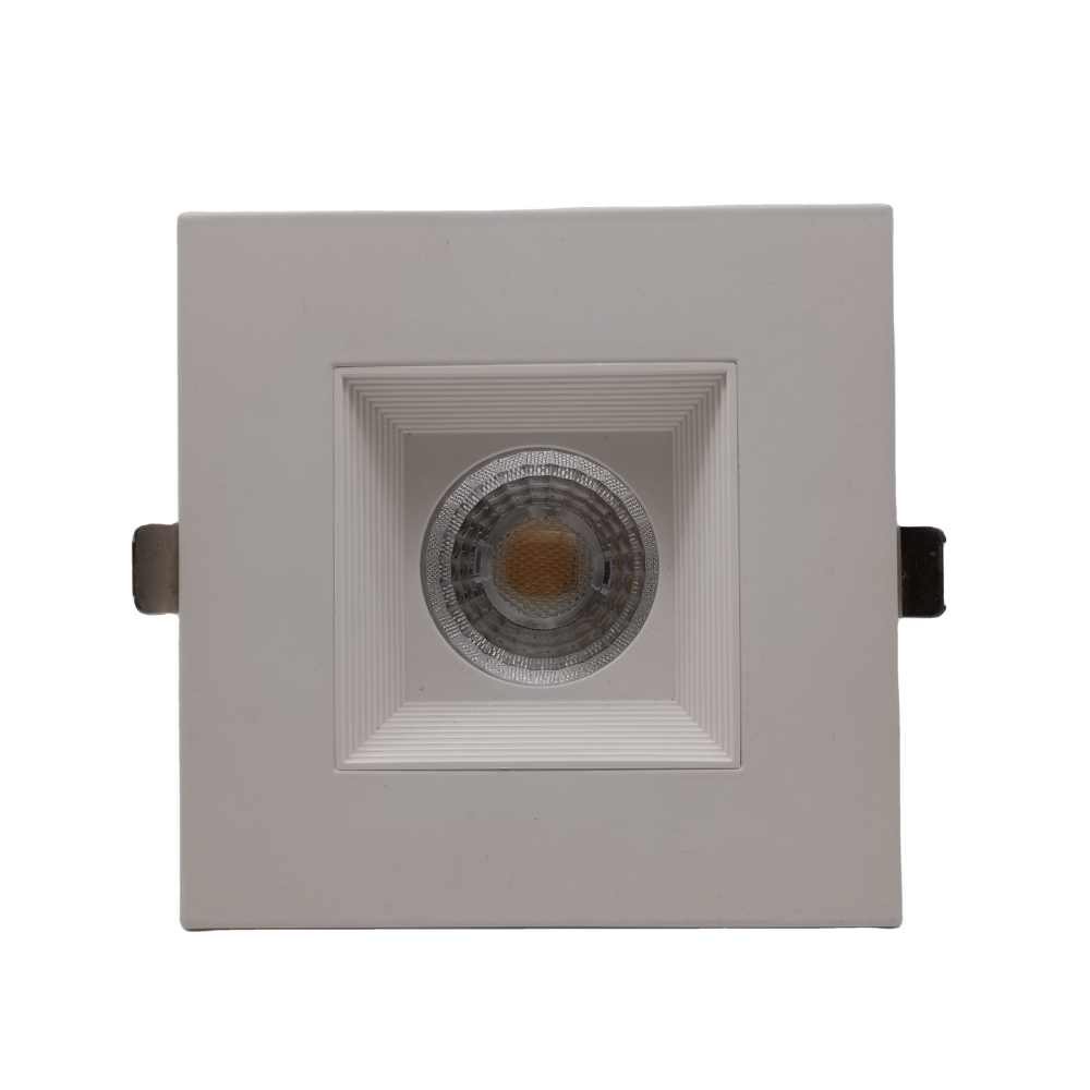 10pack Anti-Glare Downlight 4inch 15W Dimmable Ceiling COB LED Square Baffle Downlight 3CCT Selecatable Downlight CRI 90+