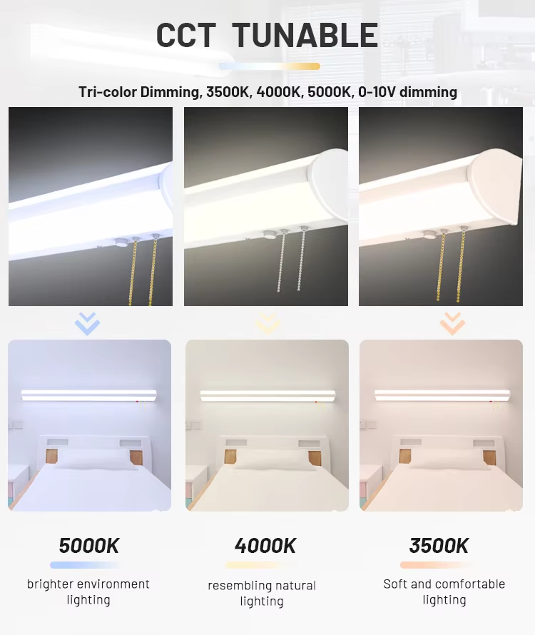 Dimmable Hospital Bed Light 4000K Aluminum Lamp Body Commercial LED Overbed Light for Hospital Hallway Bed