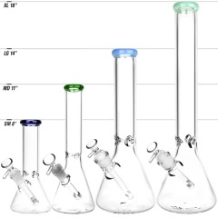 Wholesale Clear Glass Bong Beaker Bong