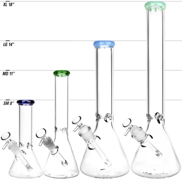 Wholesale Clear Glass Bong Beaker Bong