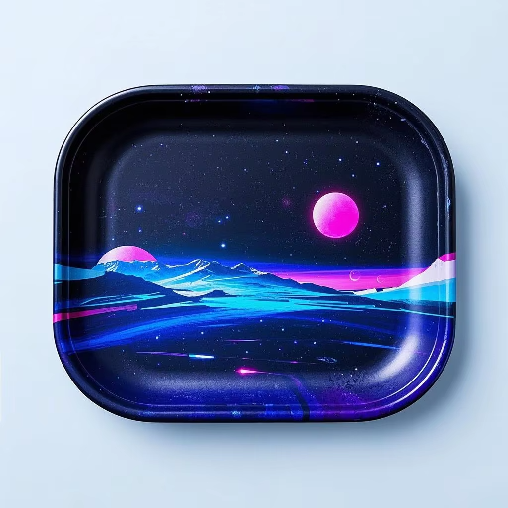 Wholesale 18*14cm Tinplate Rolling Tray