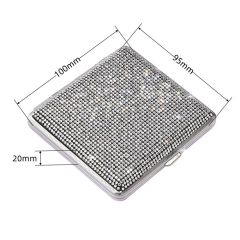Wholesale Cigarette Case Decorated with Rhinestones