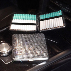 Wholesale Cigarette Case Decorated with Rhinestones