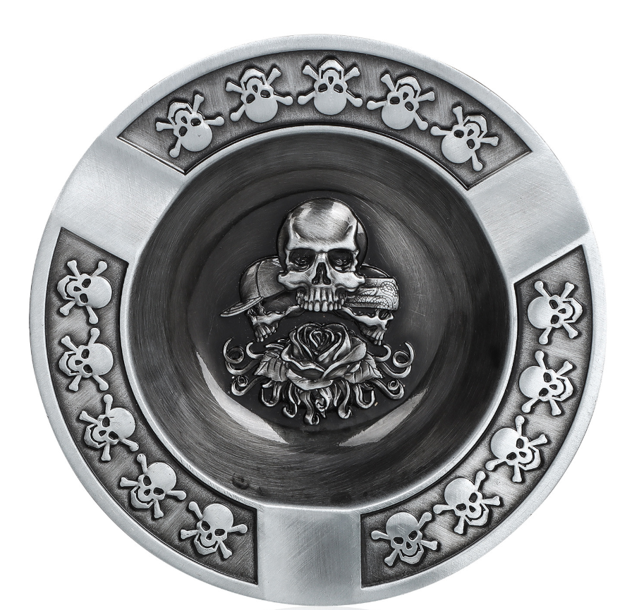Wholesale emboss metal ashtray