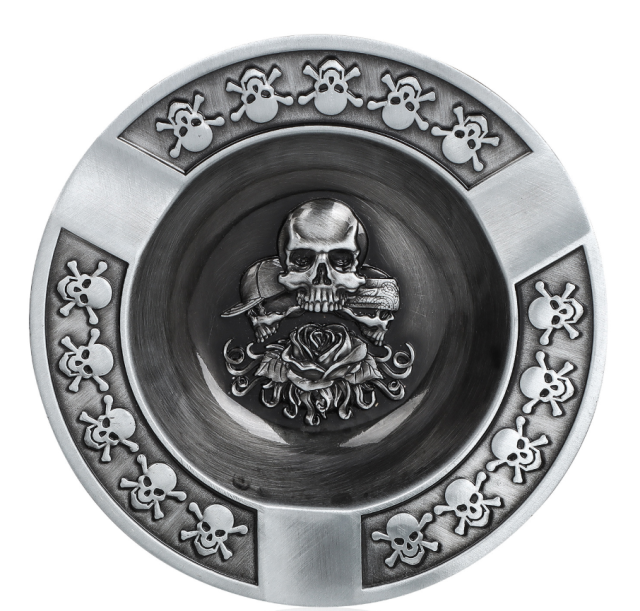 Wholesale emboss metal ashtray