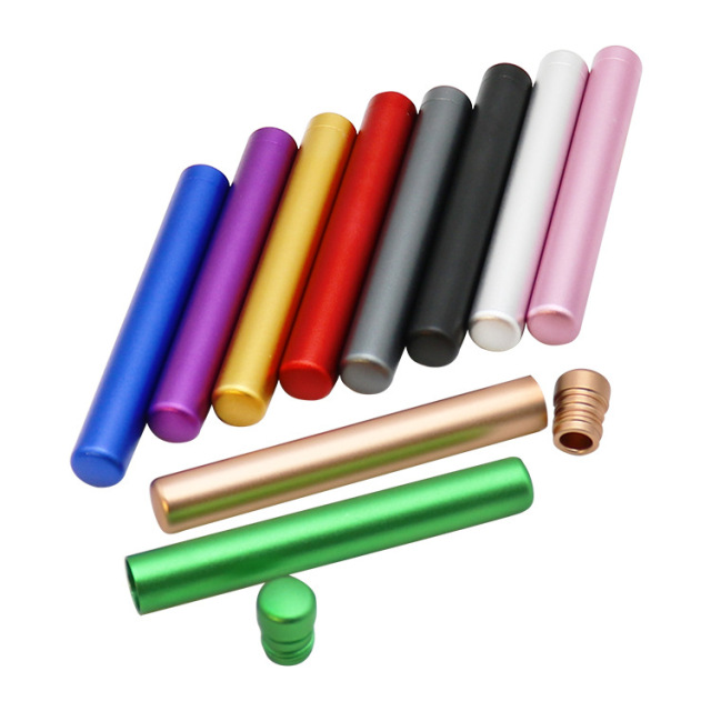 Wholesale Smoking accessories Aluminum Storage Tube
