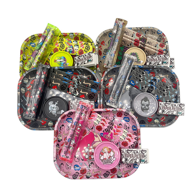 Wholesale Rolling Paper Plastic Grinder set